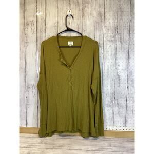 OFFLINE By AERIE Women's Tan Burst A Move Long Sleeve Top Size - Large